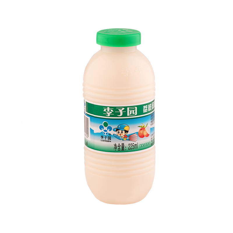 荔枝风味乳饮料，单瓶净含量225ml