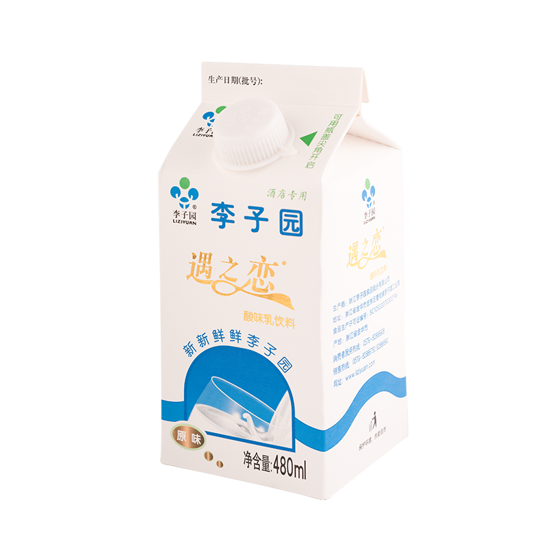 “遇之恋”酸味乳饮料，单盒净含量480ml